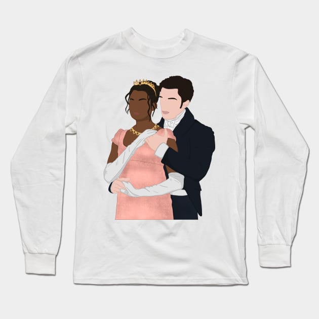 Kate Sharma and Anthony Bridgerton Long Sleeve T-Shirt by hereidrawagain